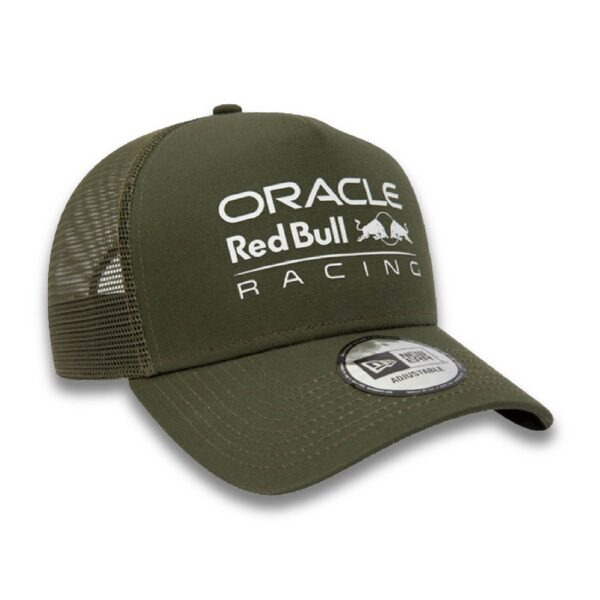 Gorra New Era – Oracle Red Bull Racing F1 Trucker Olive E-Frame - Imagen 2