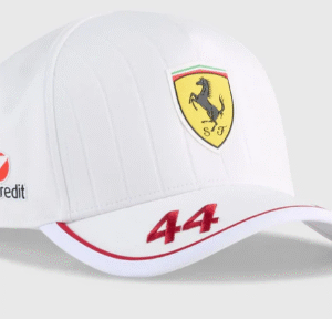 Gorra de piloto del equipo Scuderia Ferrari F1 2025 Lewis Hamilton Miami GP