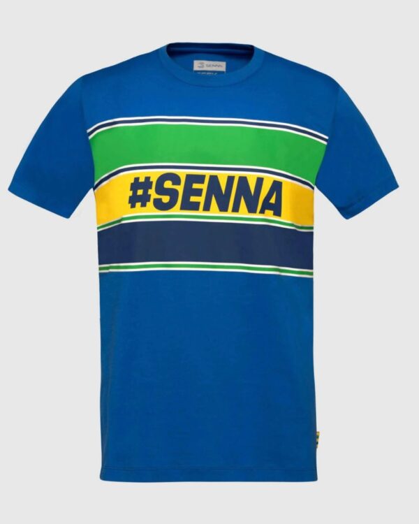 Camiseta Senna Azul